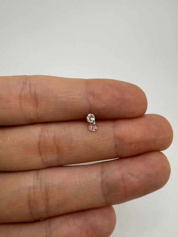 170 RA-1 Doble zirconia rosa