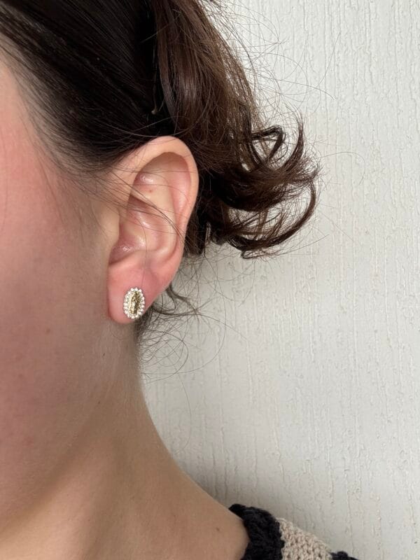 Broqueles virgen de Guadalupe